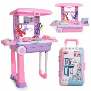 Toys Kids Doctor Kit with Trolley