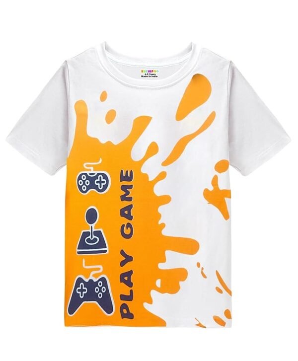 Kuchipoo Boys Half Sleeves Cotton T-Shirt