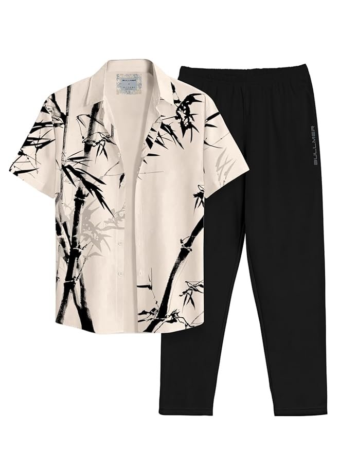 BULLMER Clothing Set with Trendy Shirt & Pants Co-ords for Men - Image 1