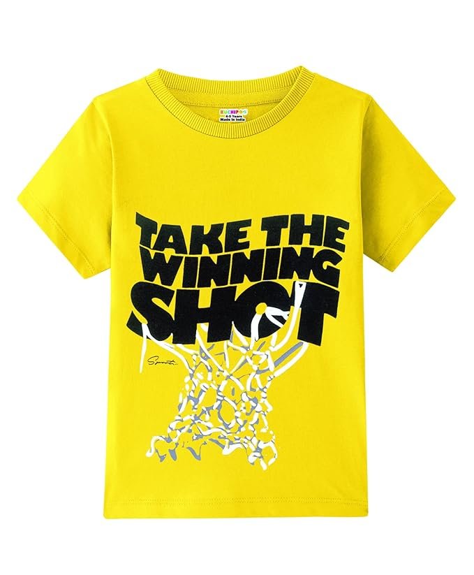 Kuchipoo Boys Half Sleeves Cotton T-Shirt - Image 6