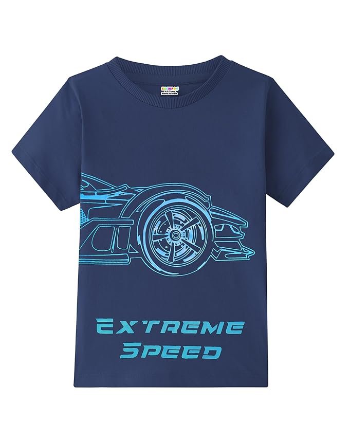 Kuchipoo Boys Half Sleeves Cotton T-Shirt - Image 5