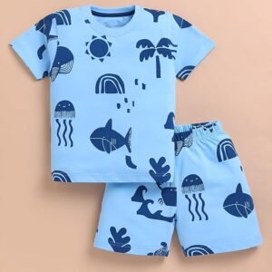 Toonyport Boys Summer 3 Packs Of T-shirts and Shorts Combo Set (Multicolors) | 3 Packs, Summer, Combo Set - Image 4